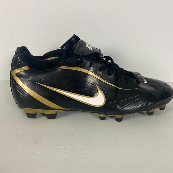 Nike Rio III SG Soccer Cleats Mens Size 12 Black Gold 316628-017 boots Shoes - Picture 3 of 14